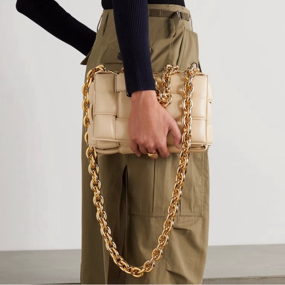 NEW Bottega Veneta Cassette Chain Padded Maxi Intrecciato Leather Bag – RARE - Picture 10 of 10